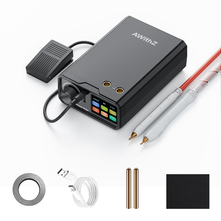 UK3 Tragbares Akku Punktschweissgerät: 10000mAh, 1650A maximale Dual-Puls-Punktschweissmaschine mit