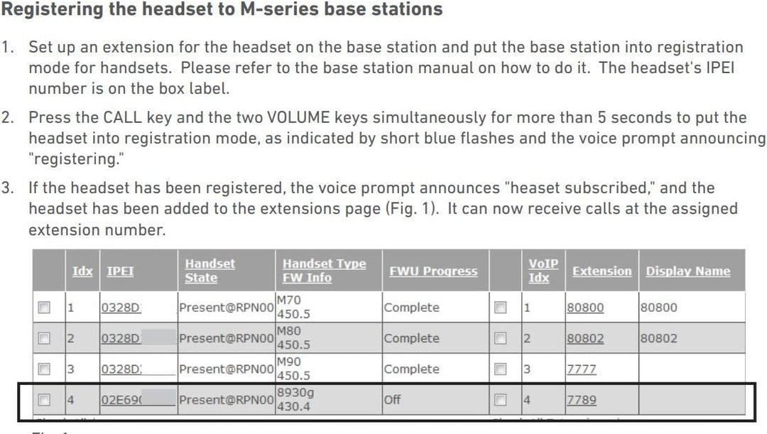 Snom A190 DECT-Headset, HD-Sound, Rauschunterdrückung, Standalone-Telefon oder Paired Mode to Phone
