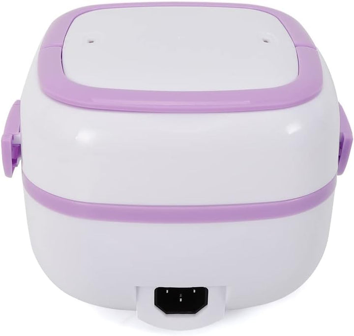 Multifunktionale Elektrische Lunchbox, Mini Reiskocher tragbaren Dampfgarer, 1 Liter Tragbar Elektri