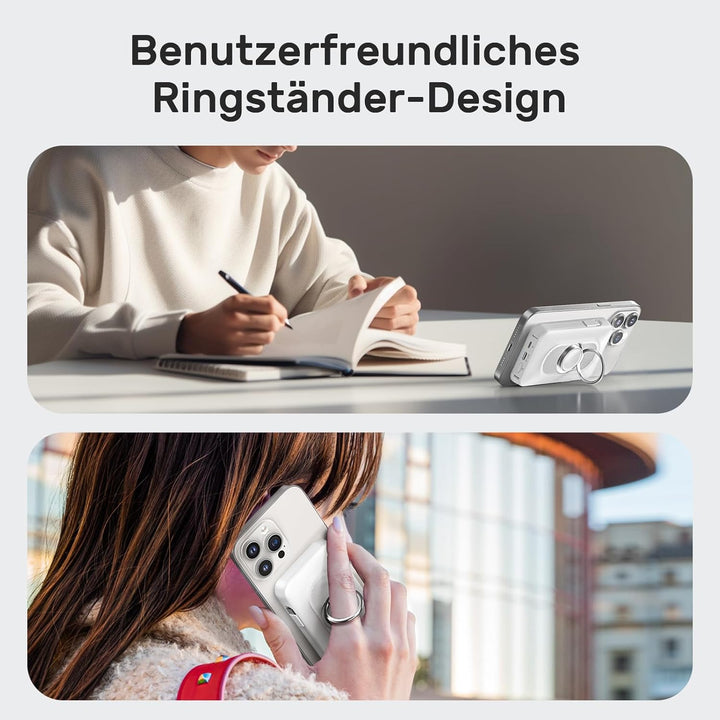 Powerbank für Magsafe 20000mAh 22.5W Magnetische Power Bank 4-in-1 Schnellladen mit Type-C/IOS Kabel