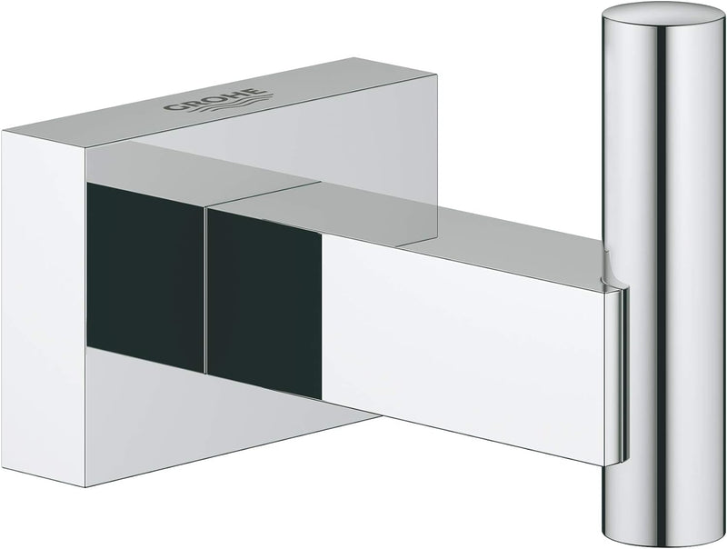 Grohe Essentials Cube WC Rollenhalter, chrom, 40623001 + GROHE Essentials Cube | Badaccessoires - Ha