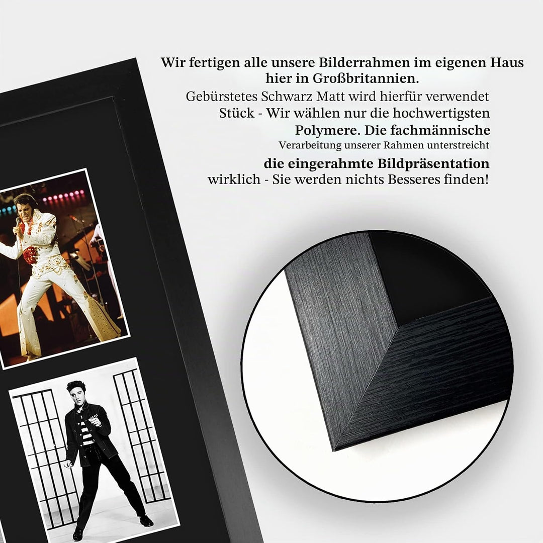 HWC Trading FR A3 Elvis Presley Musician The King Geschenke Gedruckt Signiert Autogramm Bild Für Mus