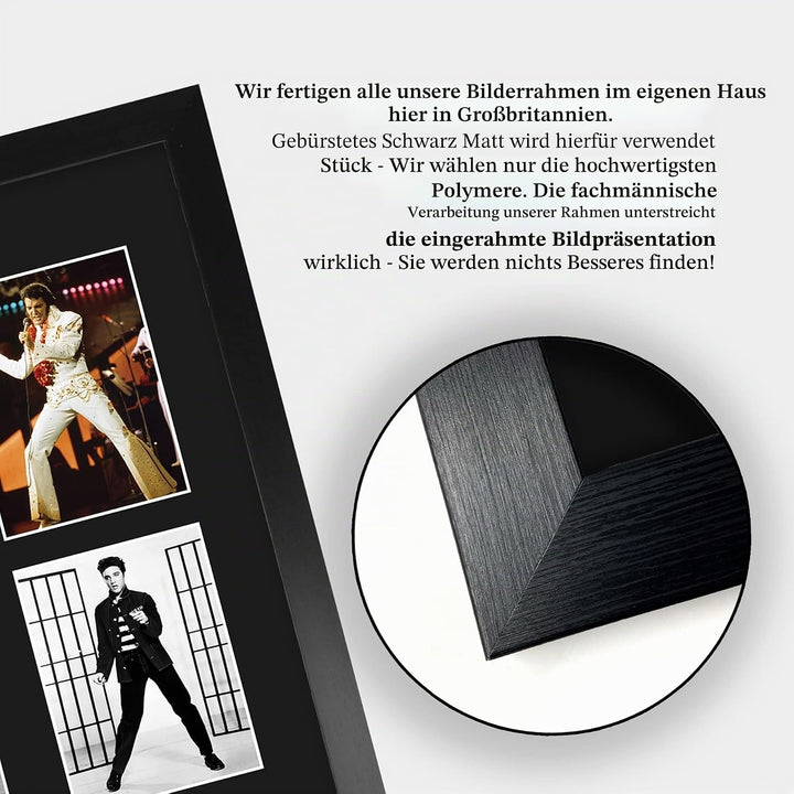 HWC Trading FR A3 Elvis Presley Musician The King Geschenke Gedruckt Signiert Autogramm Bild Für Mus