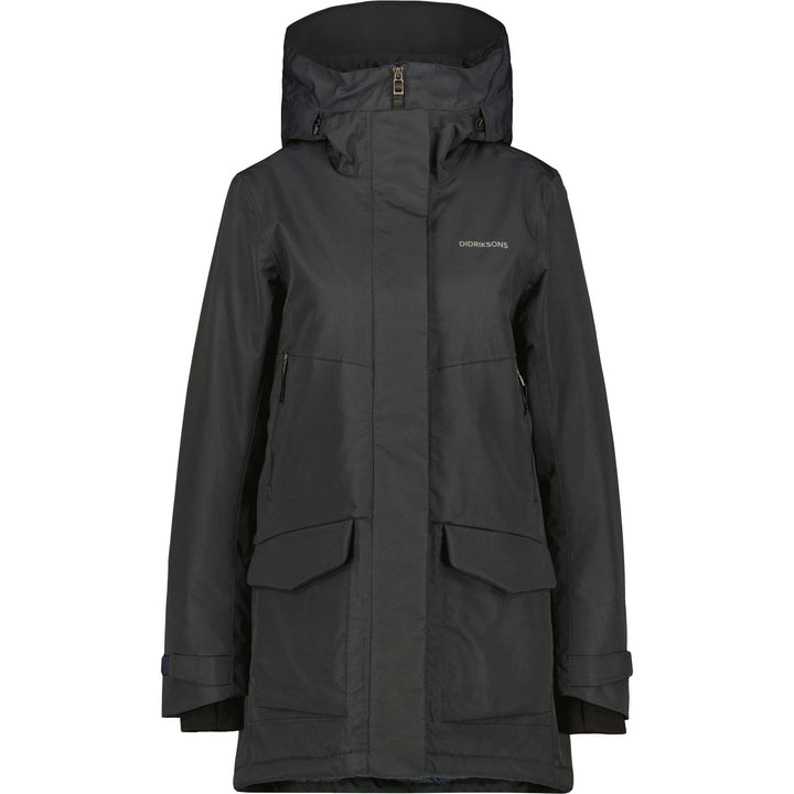 Didriksons Frida Parka 7 38 Schwarz, 38 Schwarz