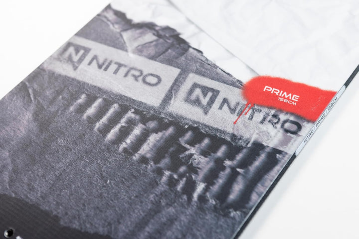 Nitro Snowboards Herren Prime RAW Board, Allmountainboard, Directional, Flat-Out Rocker, All-Terrain