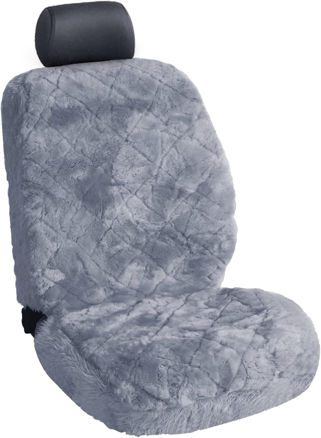 eSituro SCSC0141 universal ökologisch Lammfellbezug Sitzbezug Sitzbezüge für Auto aus echtem Lammfel