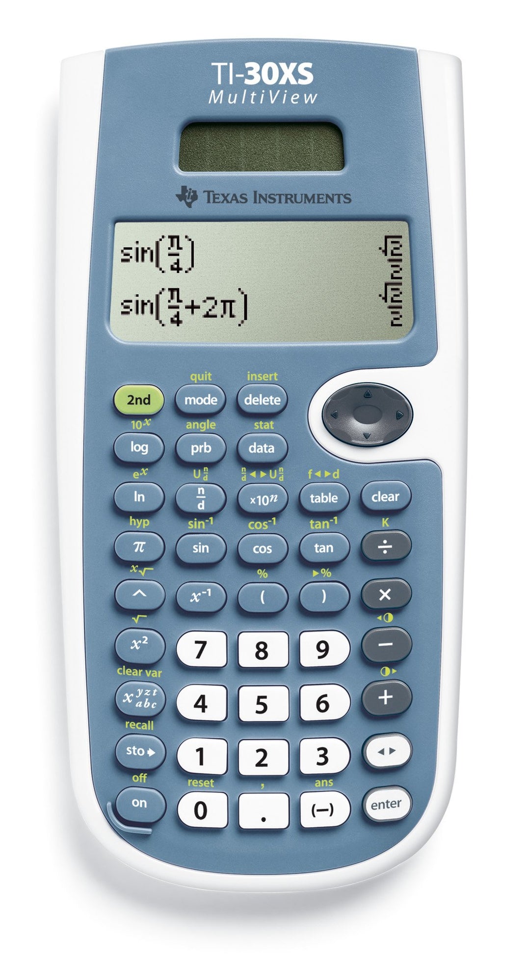 Birkhold 30 X S MV MultiView Texas Instruments Schulrechner, blau, taschenrechner