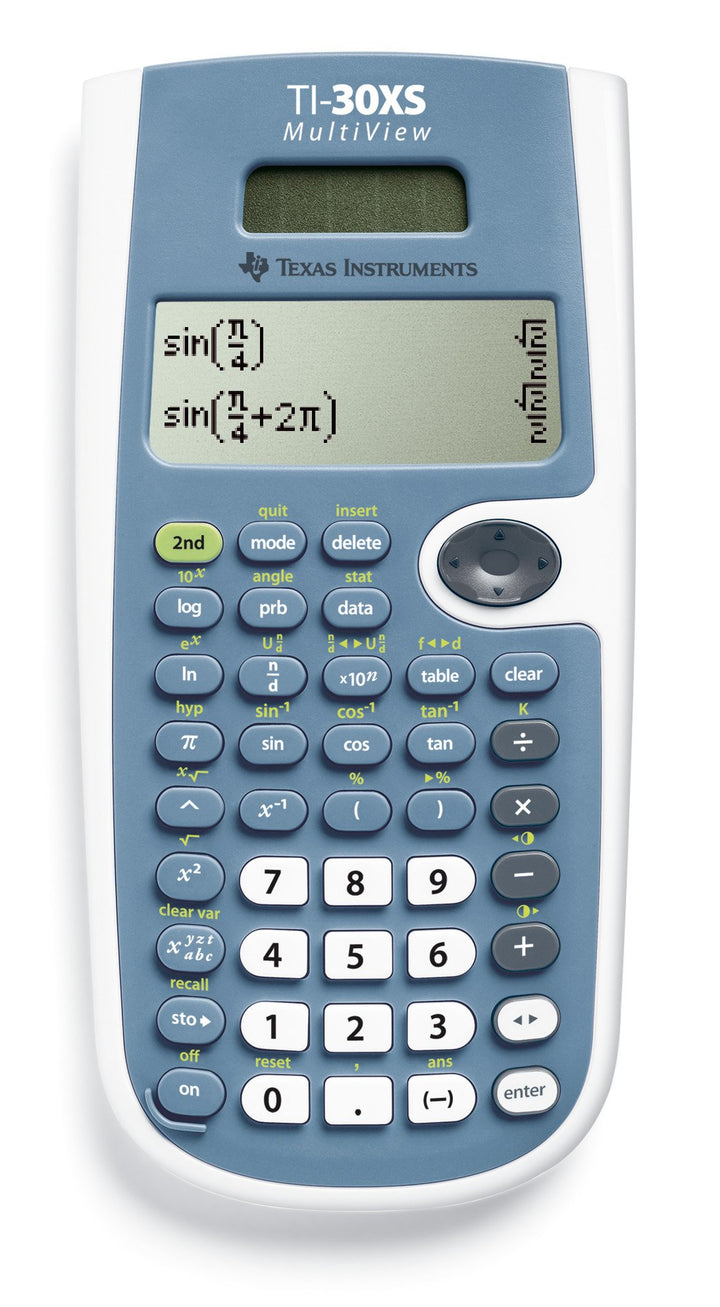 Birkhold 30 X S MV MultiView Texas Instruments Schulrechner, blau, taschenrechner