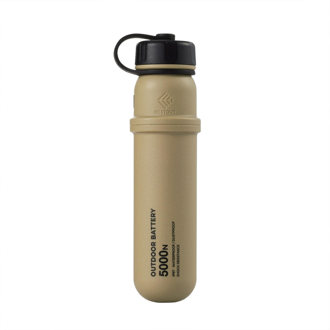 NESTOUT Portable Charger, 5000mAh Outdoor Battery Power Bank, 15W USB-C Fast Charging, Waterproof IP