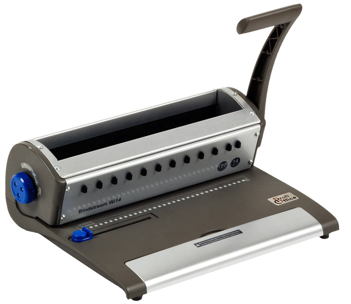 ProfiOffice® Drahtbindegerät Bindstream WI 14, Bindeleistung bis 120 Blatt DIN A4 (79020) Stanzleist