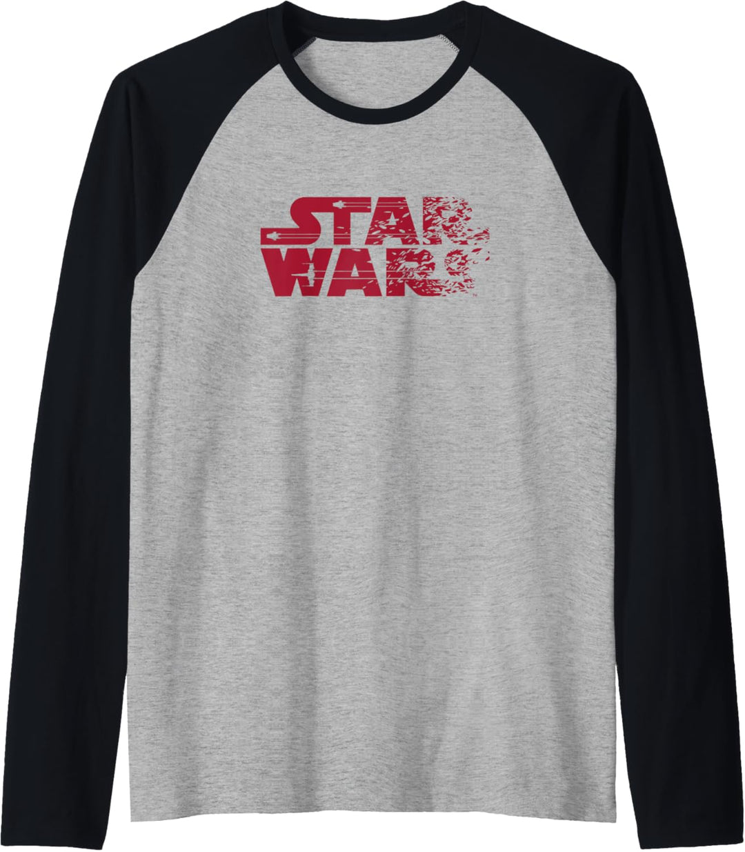 Star Wars Ship Shattered Logo Red Raglan