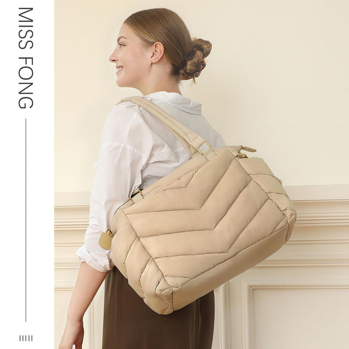 MISS FONG Baby Wickeltasche Wickelrucksack Rucksack Gross, Wickeltasche Kinderwagen Puffer Rucksack