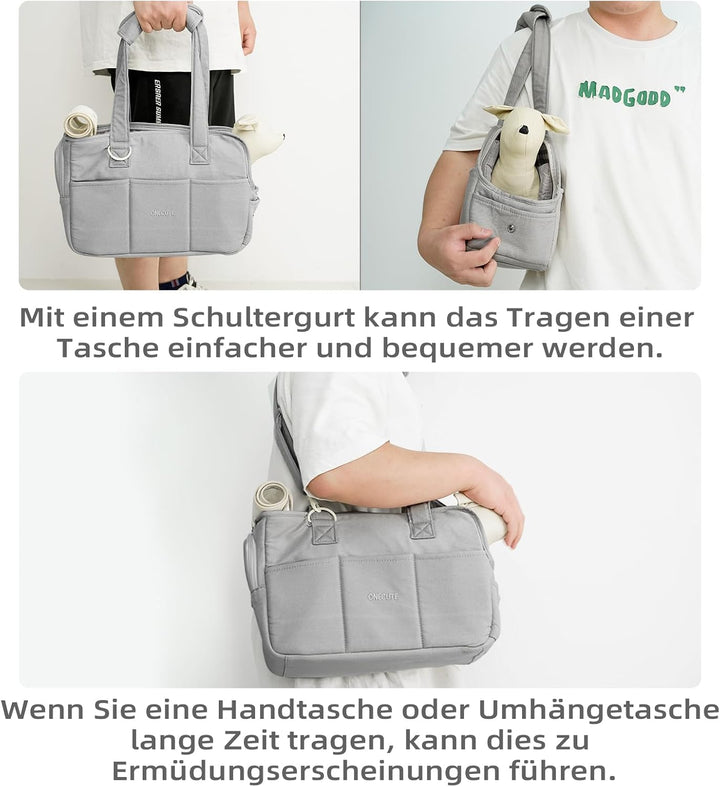 Schultergurte für Haustiertransporter - Leichte und Bequeme Tierträger-Zubehör für einfache Reisen -