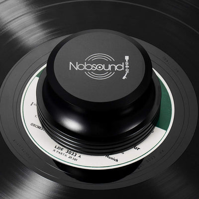 Nobsound LP Vinyl Turntable Disc Stabilizer Record Weight Metal Matte Black SCHALLPLATTEN-AUFLAGEGEW