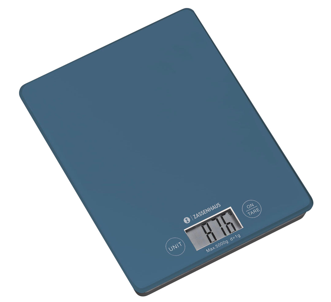 ZASSENHAUS Küchenwaage digital BALANCE | Digitalwaage mit max. 5kg in 1g Schritten | Hochwertige Hau