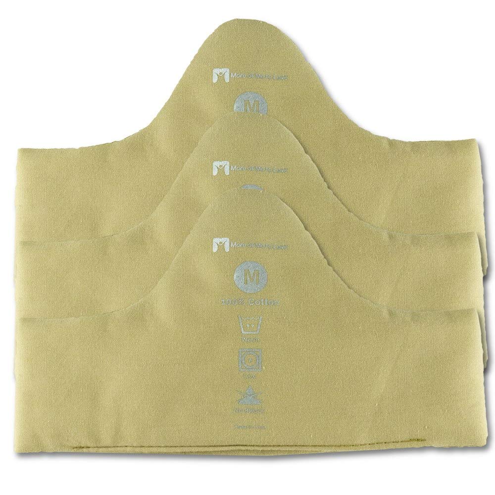 More of Me to Love- Baumwolle BH Einlage, 9er-Pack, beige, klein