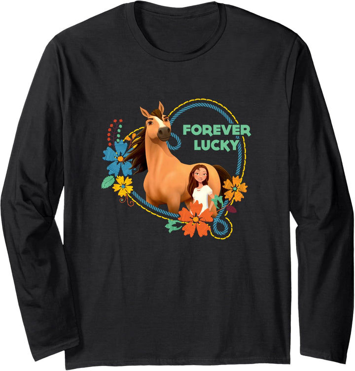 Spirit Riding Free - Forever Lucky Langarmshirt
