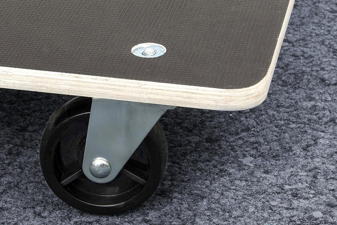 Metafranc Transportroller 590 x 490 mm - 400 kg Tragkraft - Siebdruckplatte - PA-Räder / Möbelroller