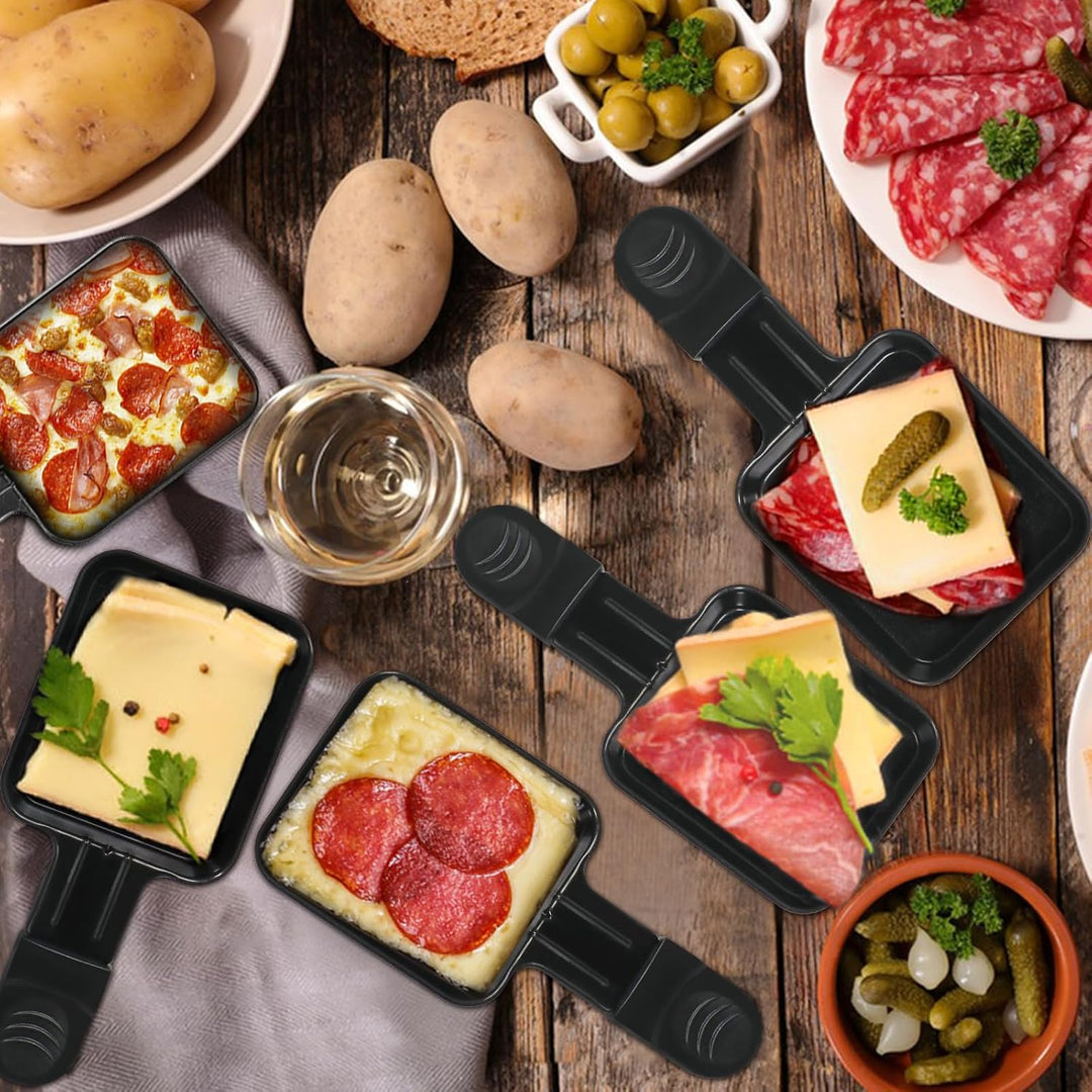 Raclette Pfännchen Mini Antihaftbeschichtet Pfännchen, 8er Set