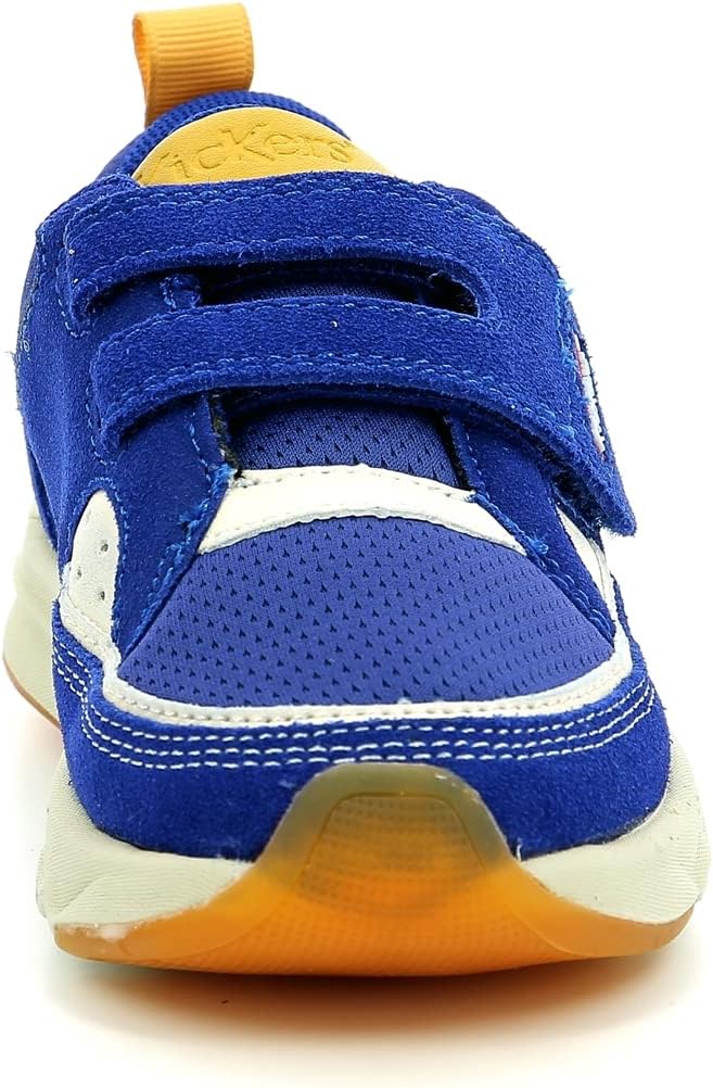 Kickers Unisex Kinder Kikustom Sneaker 35 EU Marine Camel, 35 EU Marine Camel