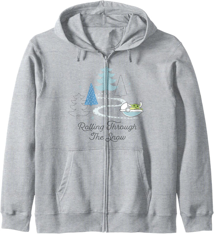 Star Wars Christmas The Child Rolling Through The Snow Kapuzenjacke