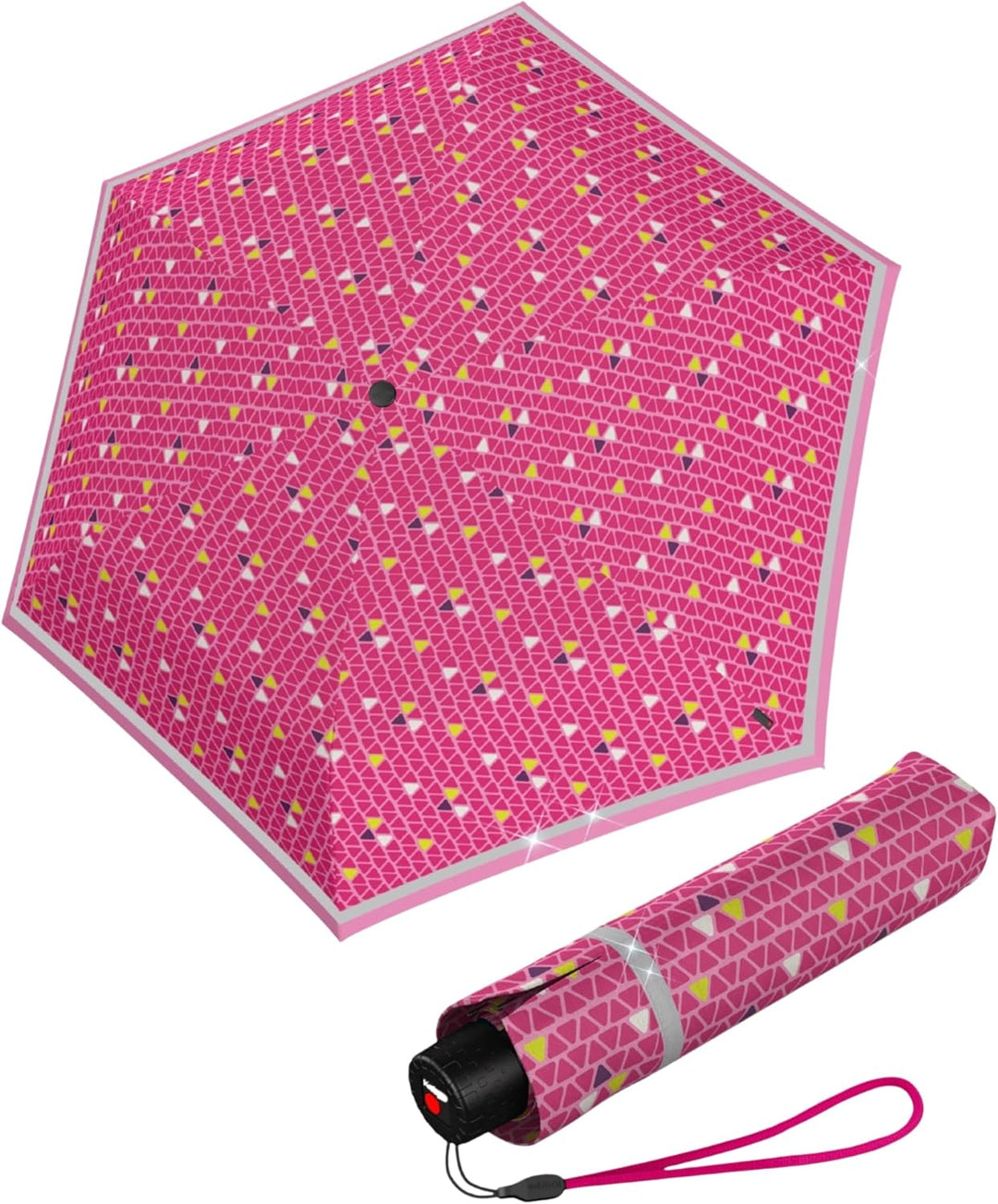 Knirps Rookie Manual Umbrella Triple Pink, Dreifach Pink, M, Dreifach Pink
