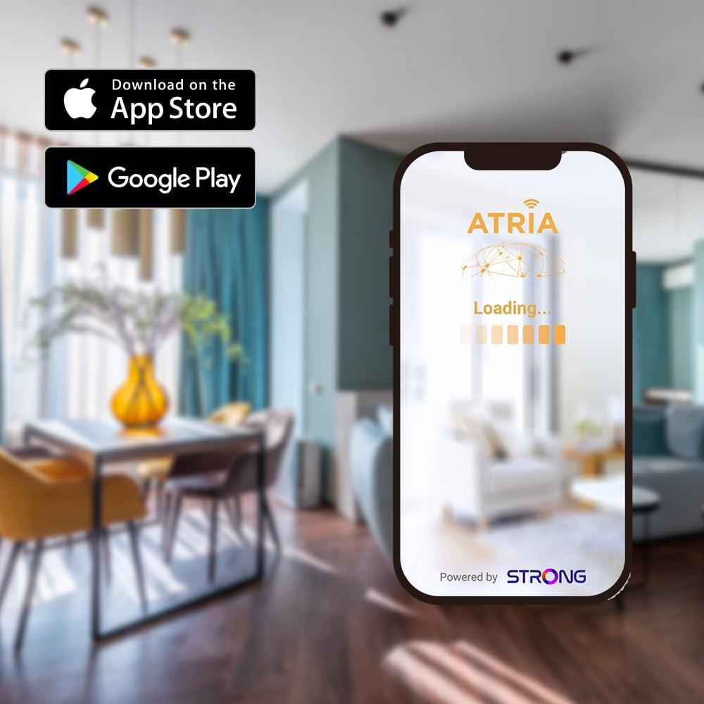 STRONG 3X Atria Wi-Fi Mesh AX3000 ADD-ON – Heimnetzwerk Erweiterung, WLAN Verstärker, Flächendeckend