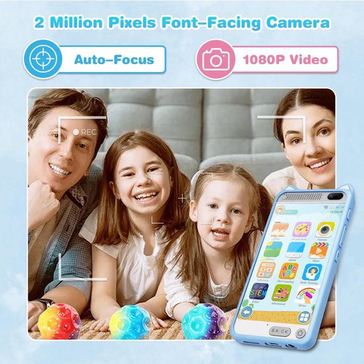 Kinder Handy 3.97 Zoll Touchscreen Lernspielzeug für Kleinkinder, 2000mA Hohe Kapazität Kinder Kamer