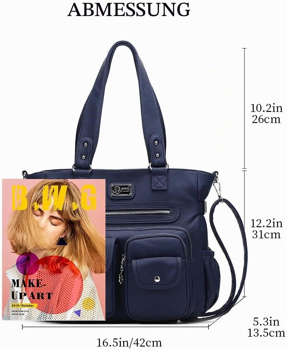 KL928 Handtasche Damen Tasche Umhängetasche Schultertasche Damentaschen gross für Damen Frauentasche