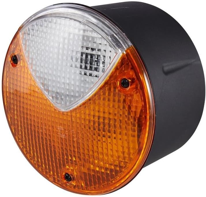 HELLA - Blinkleuchte - Halogen - 24/12V - Anbau/geschraubt - Lichtscheibenfarbe: gelb/weiss - Stecke