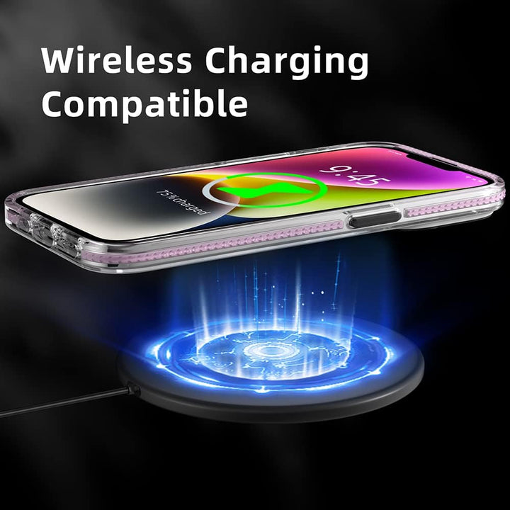YOUNGKIT für iPhone 14 Plus Hülle, Stossfeste Kratzfeste Schutzhülle Slim Klar Case Dünne Griffige T