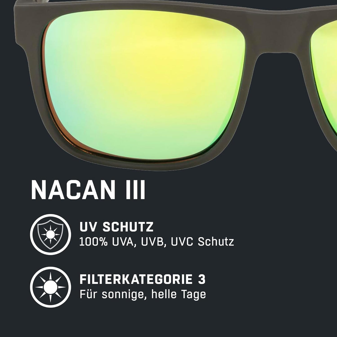 ALPINA NACAN III - Verzerrungsfreie und Bruchsichere Sonnenbrille Mit 100% UV-Schutz Für Erwachsene
