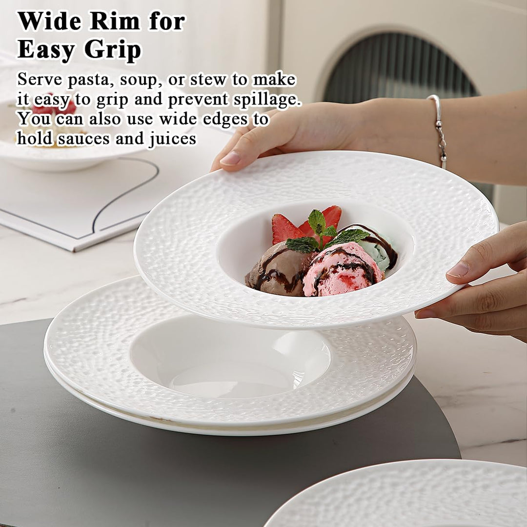 Berglander Suppenschalen Set mit 6, wiederverwendbare 260ml Kunststoff-Multipurpose-Teller für Pilzs