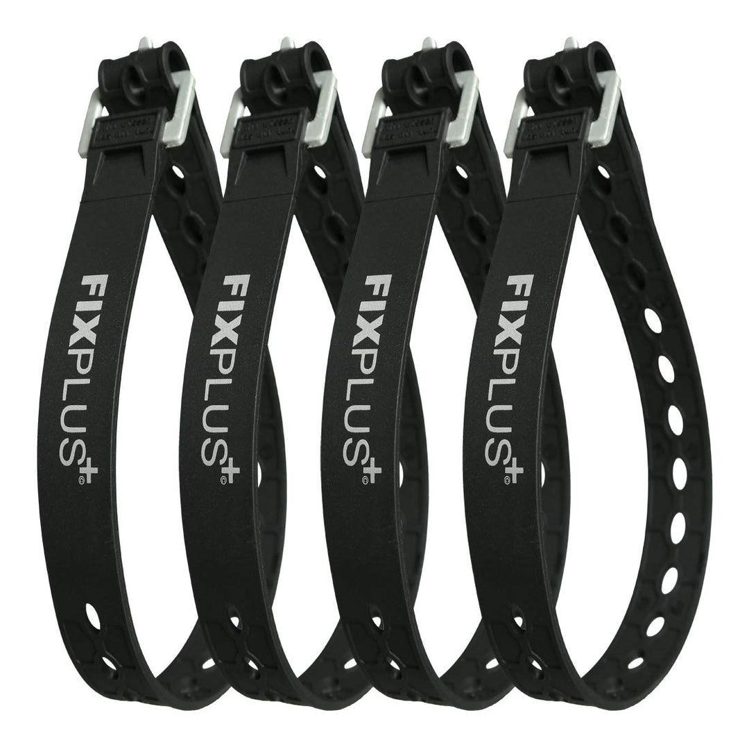 Fixplus Strap 4er-Pack - Zurrgurt Zum Sichern, Befestigen, Bündeln und Festzurren, aus Spezialkunsts