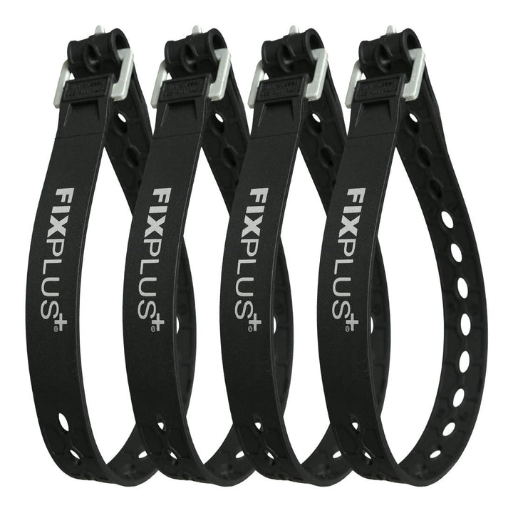 Fixplus Strap 4er-Pack - Zurrgurt Zum Sichern, Befestigen, Bündeln und Festzurren, aus Spezialkunsts