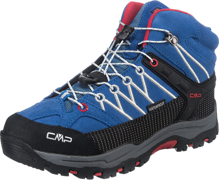 CMP Kids Rigel Mid Shoe Wp Trekking-& Wanderschuhe, Cobalto Stone Fire, 29 EU