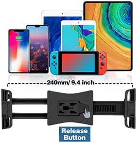 Padwa Lifestyle 360° Drehbare Tablet-Wandhalterung mit Ladestelle – Universal für 4,7"-11" Tablet/Sm