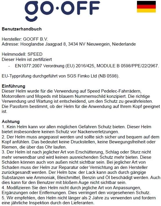 GOOFF Speed Skihelm mit Visier - Helm mit Belüftung und Schutz – Leichtgewicht und Renn-Design – int