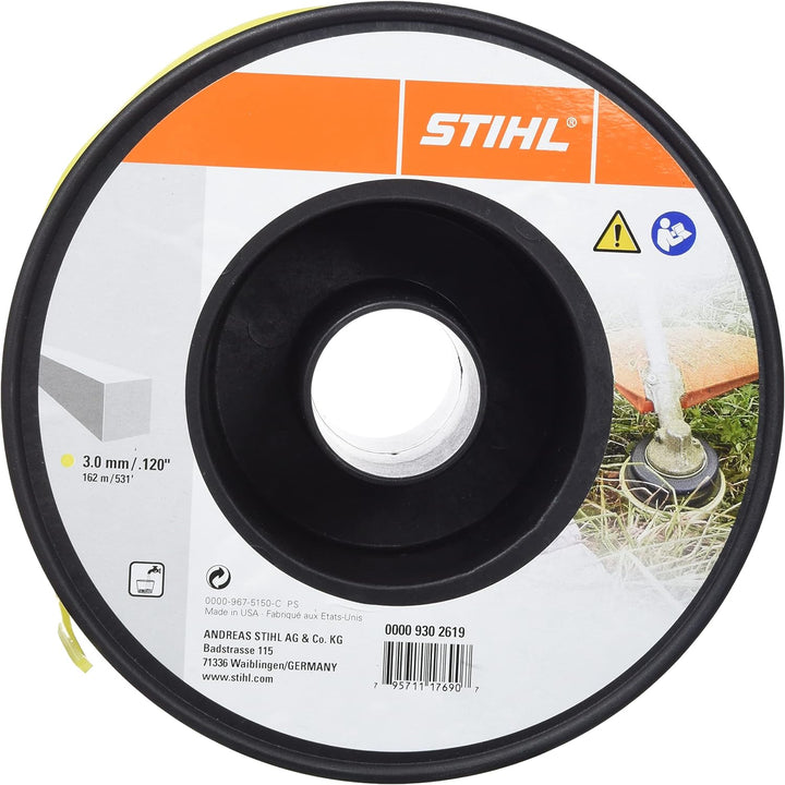 Stihl Mähfaden quadradisch 3,0 mm x 162 m 162m, 162m