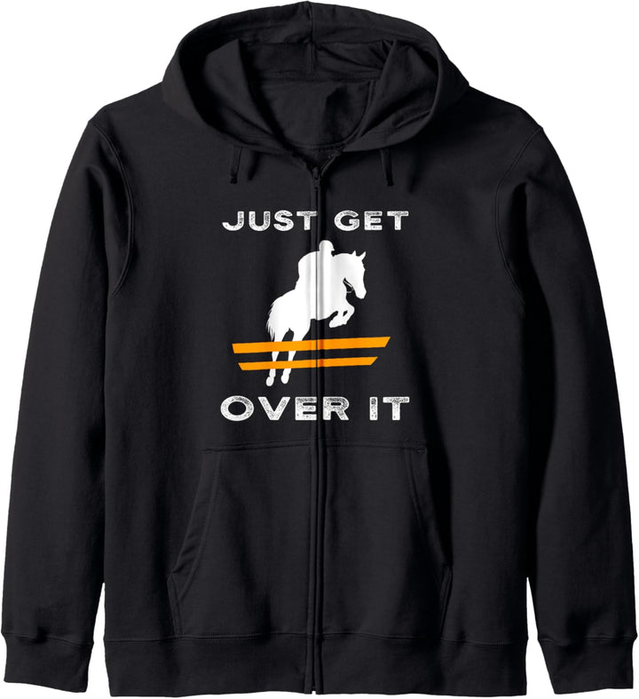 Just Get Over It Pferdespringen, Springturnier Kapuzenjacke