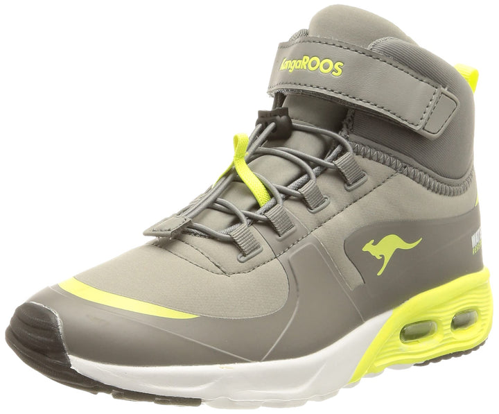 KangaROOS Unisex Kinder Kx-Hydro Sneaker 27 EU Ultimate Grey Limetta, 27 EU Ultimate Grey Limetta