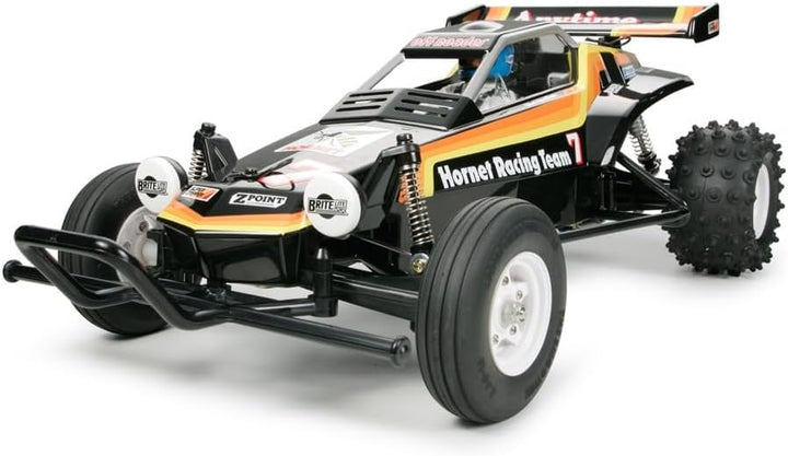 TAMIYA 58336-1:10 RC The Hornet 2004 2WD Buggy LWA, ferngesteuertes Auto/Fahrzeug, Modellbau, Bausat