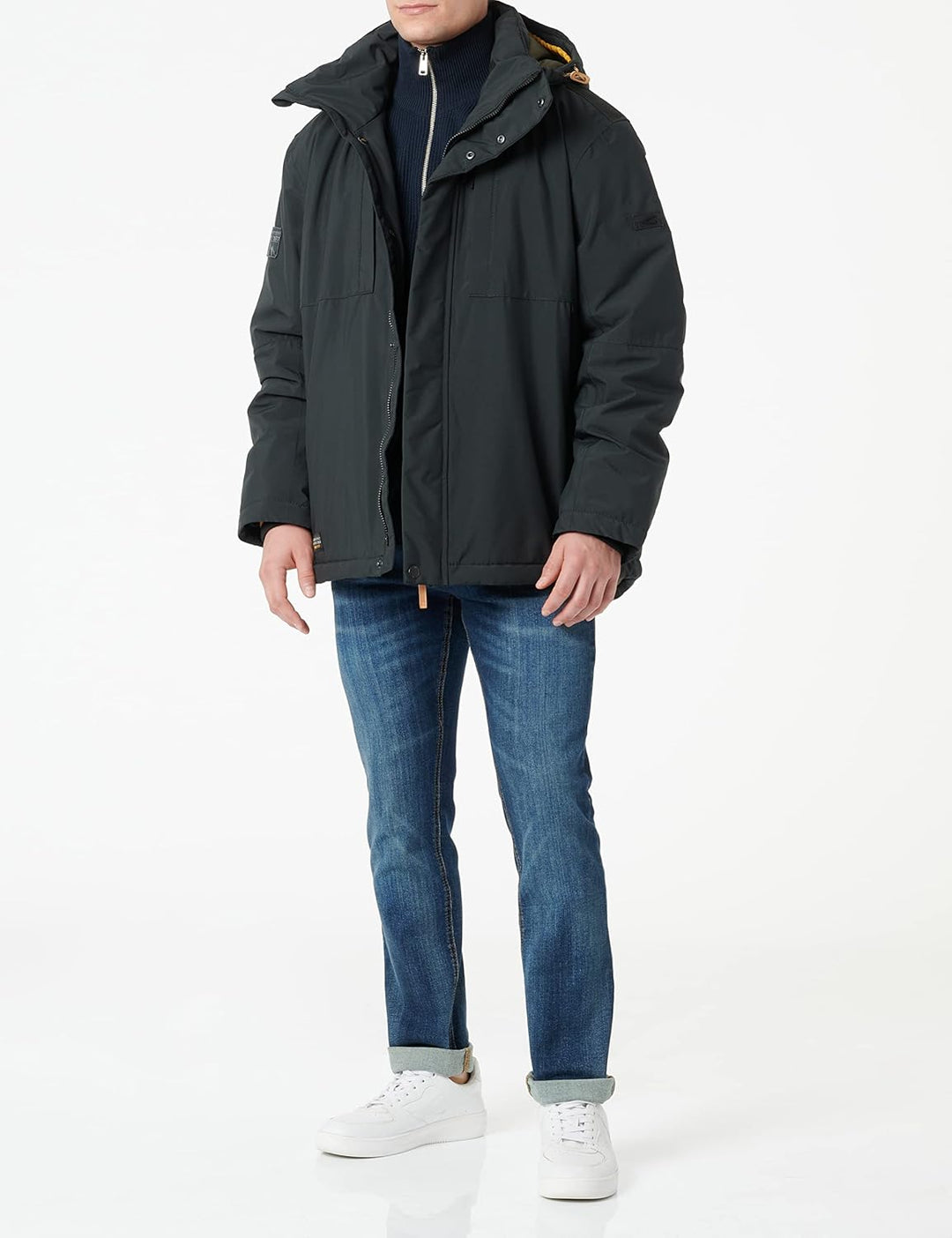 camel active Jacke Langarm Kapuze wasserdicht Winddicht anthrazit 106 Anthrazit, 106 Anthrazit