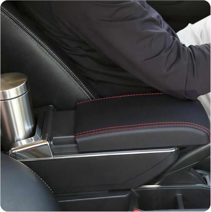 für Berlingo 2010 - 2020 Armlehne Mittelkonsole Aufbewahrungsbox Drehbar Mit Getränkehalter Doppelsc