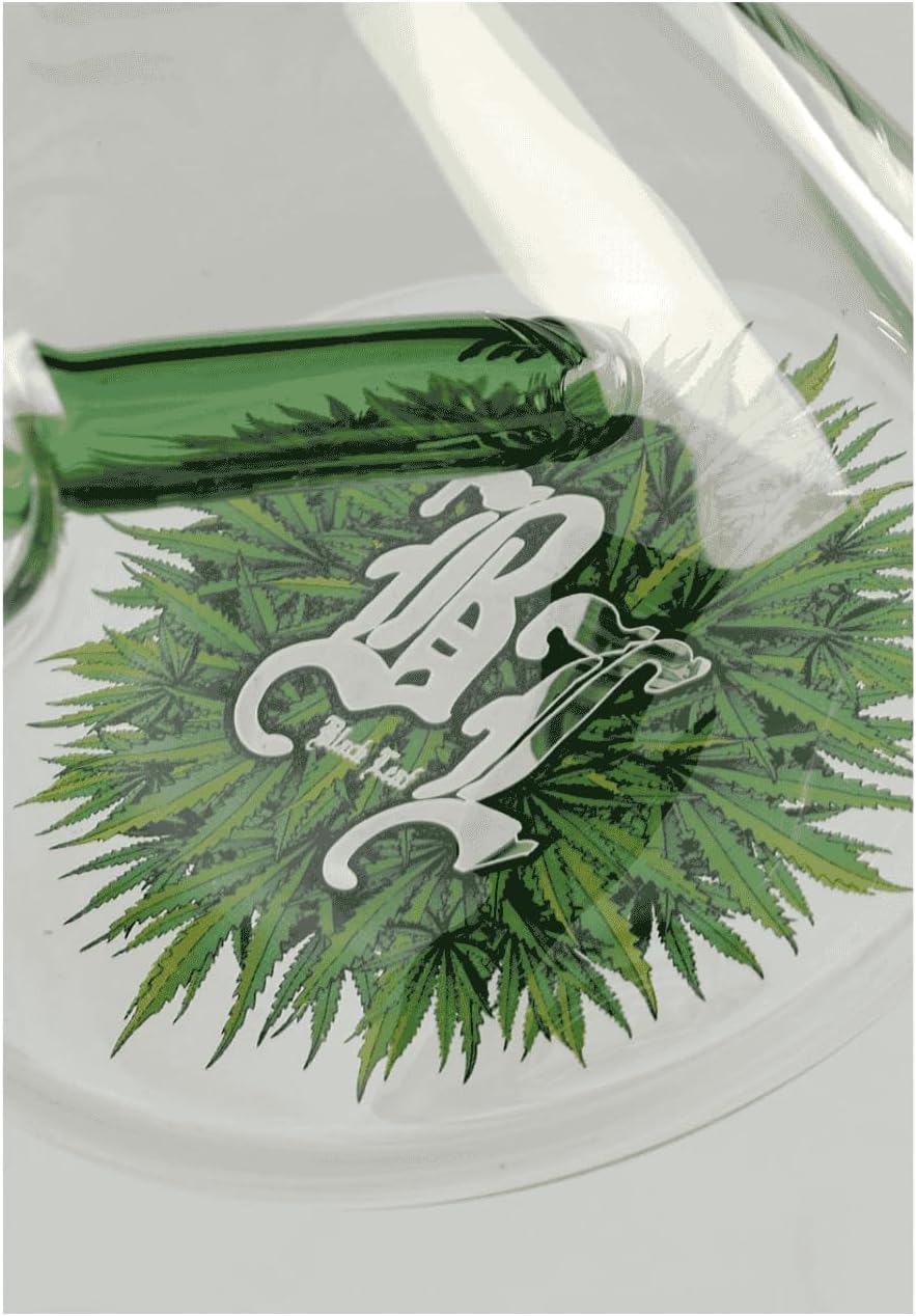 Black Leaf® Leaves Icebong mit 10-Arm Baumperkolator Durchmesser: 130?mm unten / 51?mm oben Schliff: