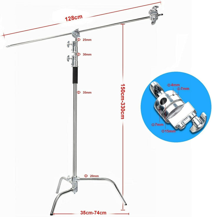Aputure 300D Mark II 300D II + C Stand, V-Mount LED-Videoleuchte 5500k Sidus Link App Control 2.4G W