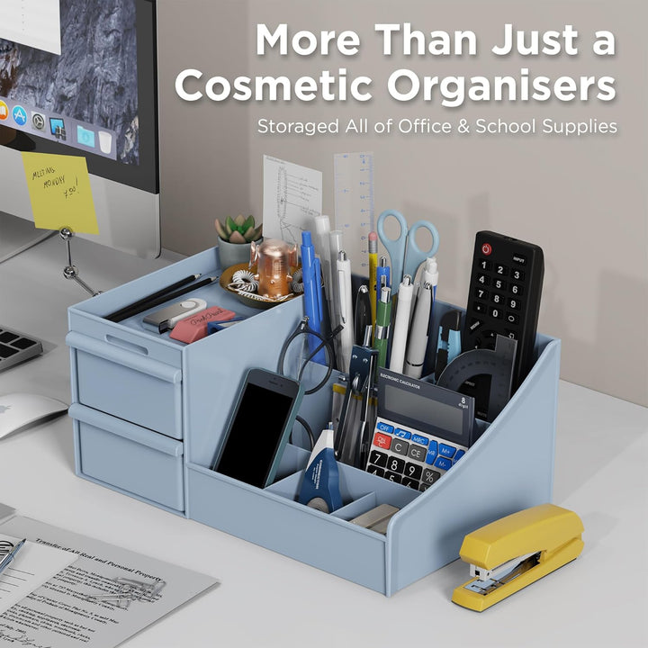 Make Up Kosmetik Organizer mit Schubladen, Makeup Organizer Aufbewahrung Kosmetikbox für Waschtische