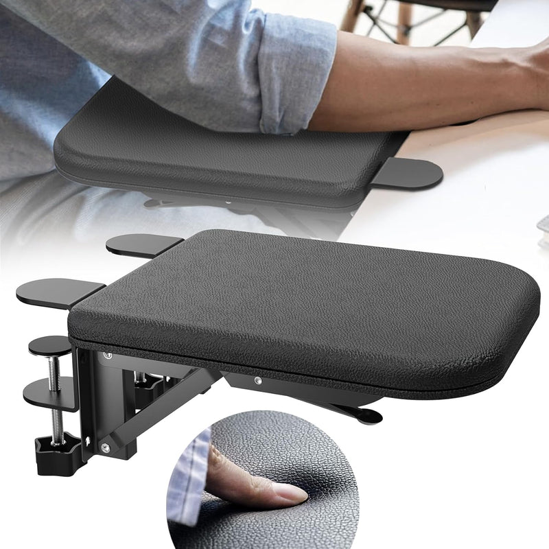 NODOCA Arm Rest for Desk, Ergonomics Wrist Rest, Desk Extender, Soft Sponge Built-in, Comfortable Ar