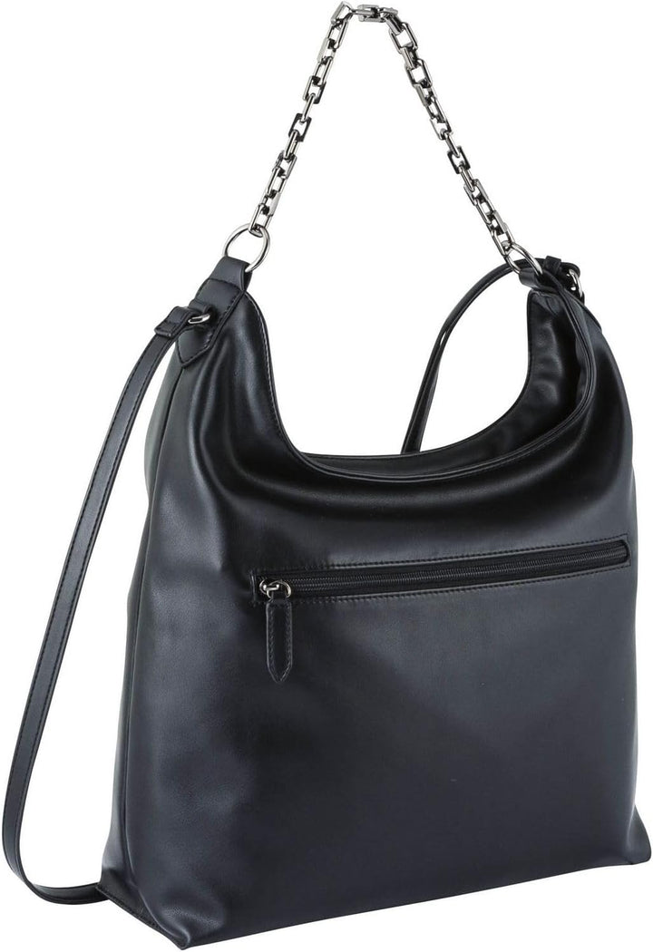 Gabor Bags Damen Banu Schultertasche 37x11x38 Schwarz, 37x11x38 Schwarz