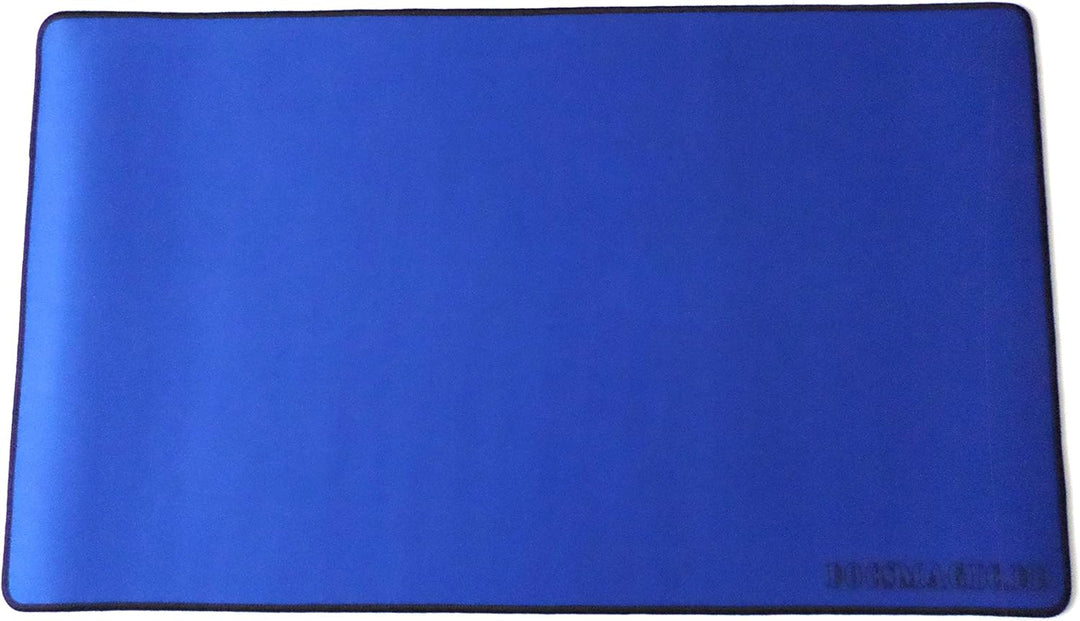 docsmagic.de 5 x Premium Playmat Blue - 60 x 34 cm Stitched 3mm - Spielmatte Blau 5 x Spielmatte Bla